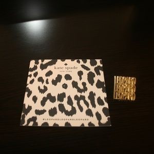 NWOT KATE SPADE LEOPARD PIN!